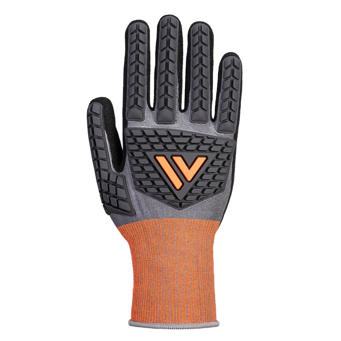 PORTWEST CT46 CT Cut D18 Nitril impact handschoen Grijs/zwart