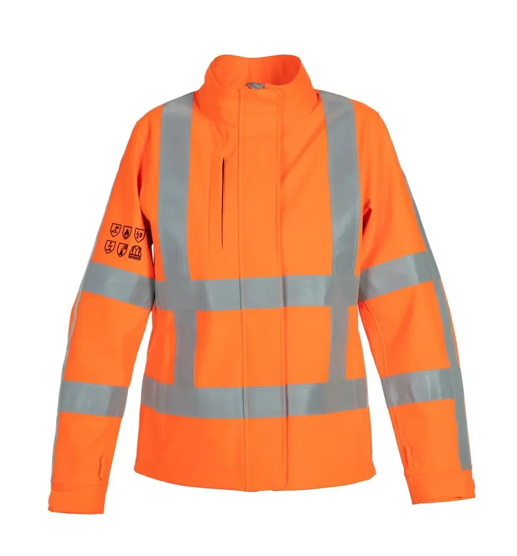 Hydrowear Multinorm Dames Softshell Morgan RWS Fluor Oranje