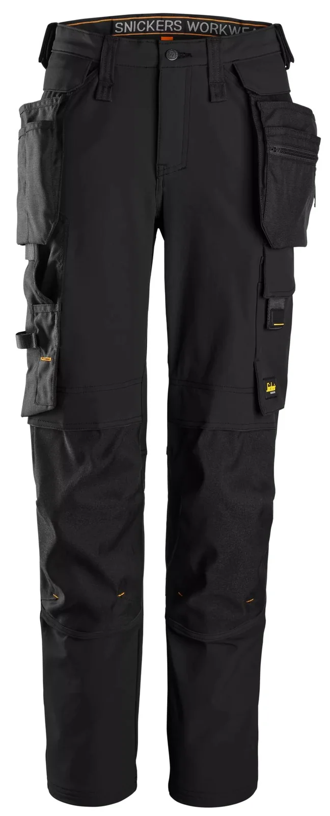 Snickers Workwear 6771 Zwart/Zwart aanzicht 1