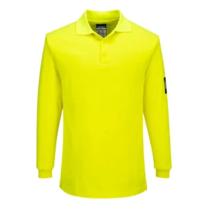 FR805 Modaflame Vlamvertragend Poloshirt met lange mouw aanzicht 1