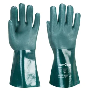 A835 Dubbel Gedompelde PVC-handschoen 35cm aanzicht 1