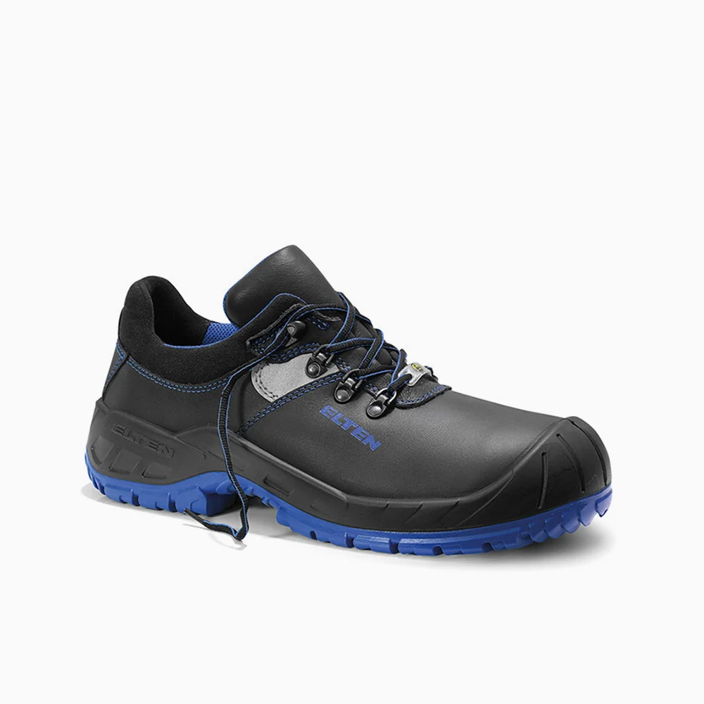 ELTEN veiligheidsschoen laag ALESSIO XXW blue Low ESD Zwart/Blauw