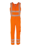 Amby ECO bodybroek, stretch zones, high-vis aanzicht 1