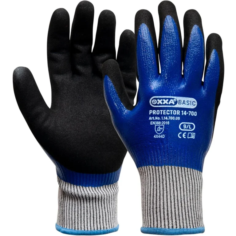 OXXA Protector 14-700 handschoen Zwart / Blauw
