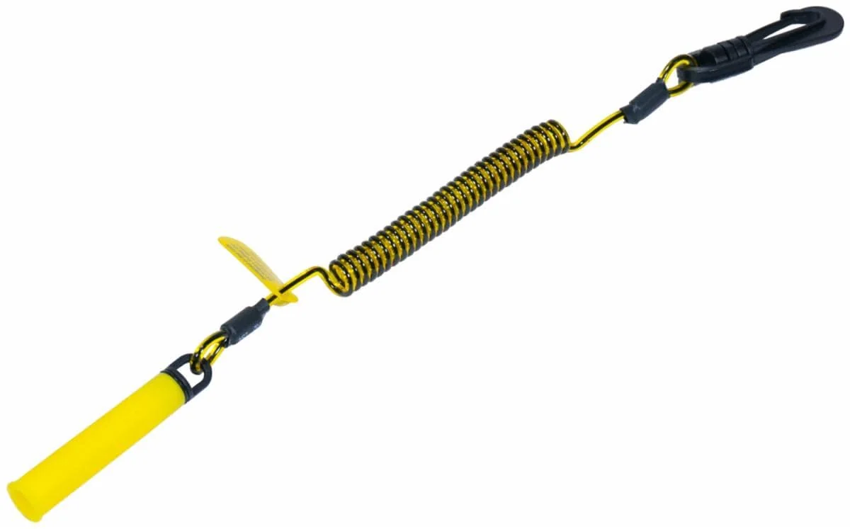 3M DBI-SALA Quick Spin 1500032 penhouder met spiraalkoord, verpakking van 10 Geel