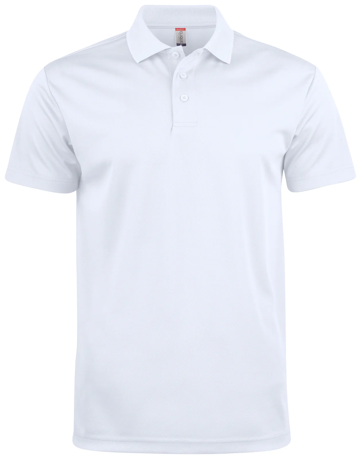Clique Active 028254 Poloshirt Basic Regular Fit Wit