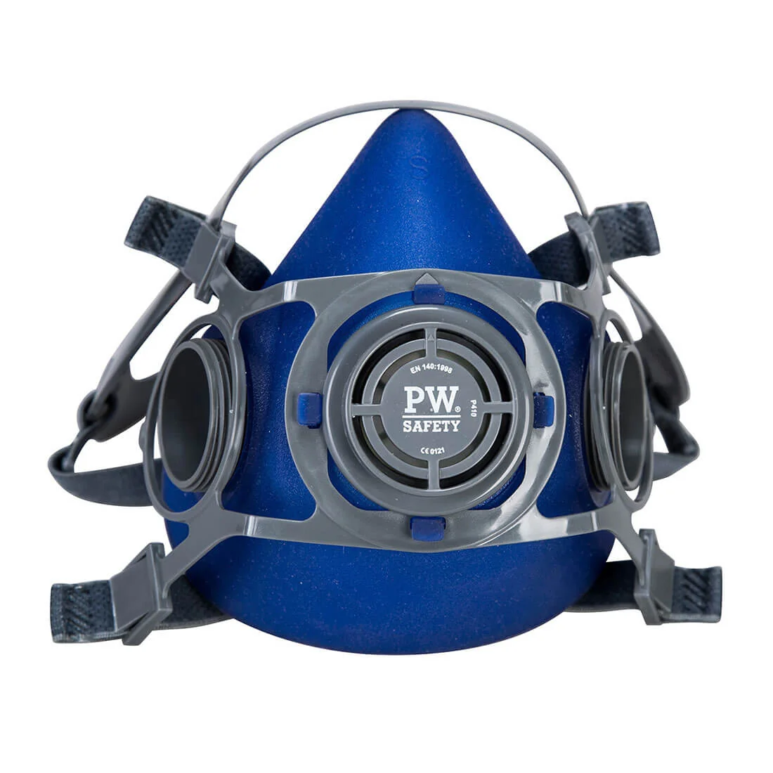 P410 Auckland Halfgelaat Masker Blauw