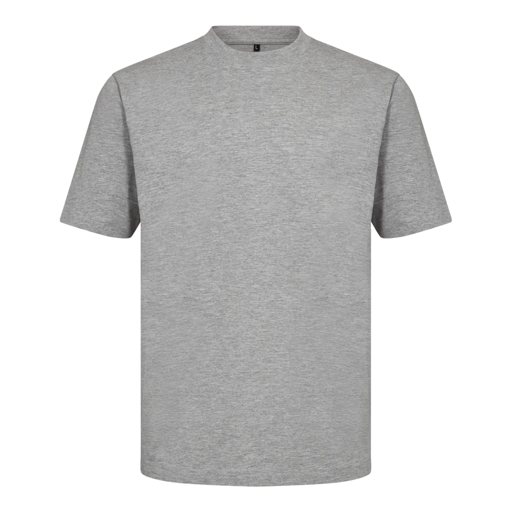 EXTEND katoenen T-shirt Grijsmelange