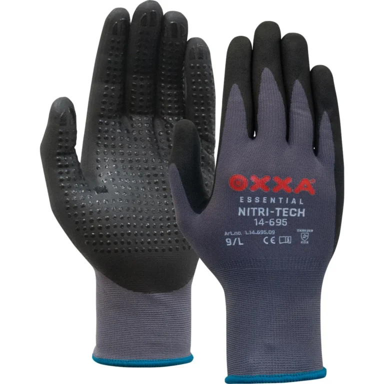 OXXA Nitri-Tech 14-695 handschoen Zwart / Grijs