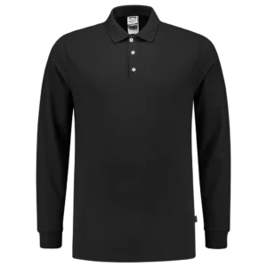 201017 Poloshirt Fitted 210 Gram Lange Mouw aanzicht 2