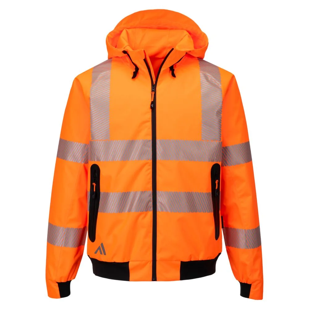 PORTWEST KX315 KX3 Sport Hi-Vis Regen Bomberjack Oranje