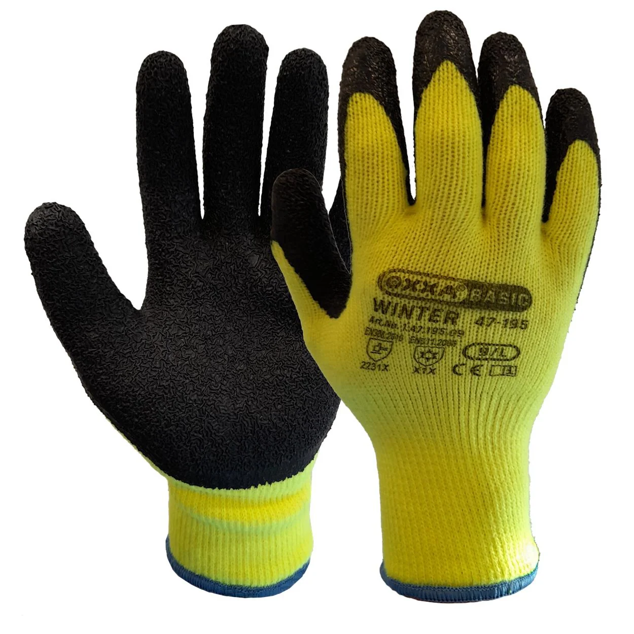 OXXA Winter 47-195 handschoen Zwart / Geel