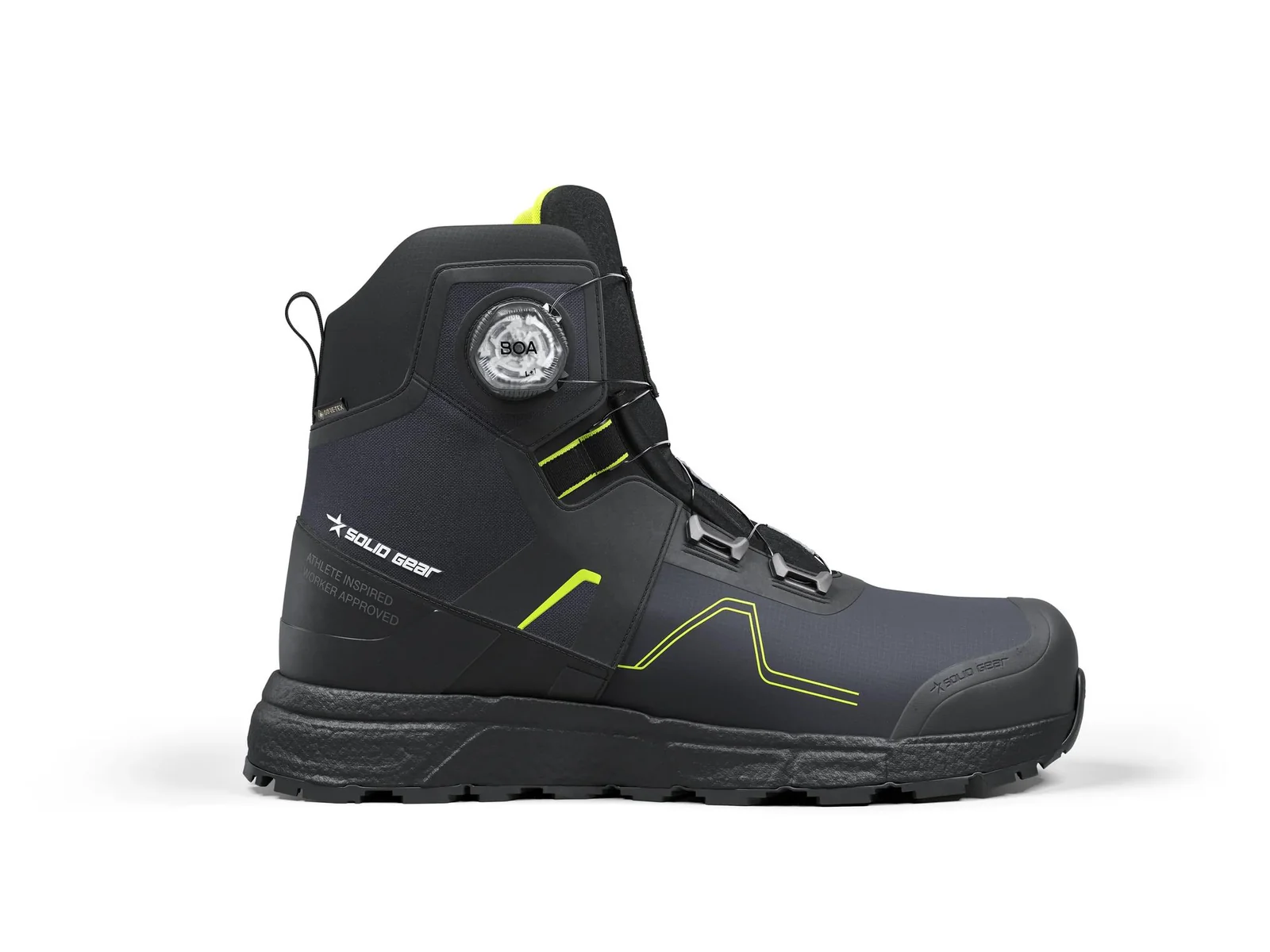 Solid Gear Revolution 2 GTX Mid Zwart / Donkergroen