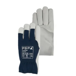 PSP 32-310 Leren Tropic Werkhandschoen Wit/Blauw