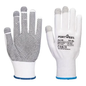 A118 Grip 13 PVC Touchscreen Handschoen met dots (afname per 12 paar) aanzicht 1