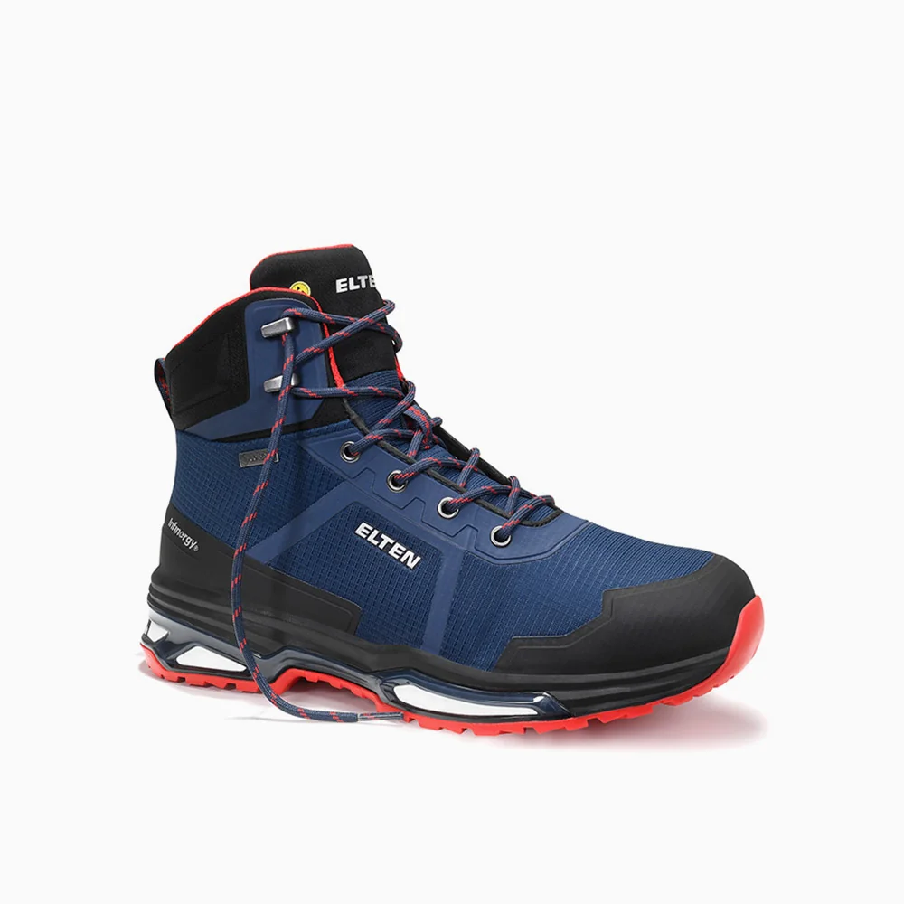 ELTEN veiligheidsschoen halfhoog BENTE XXE GTX® blue Mid ESD Blauw