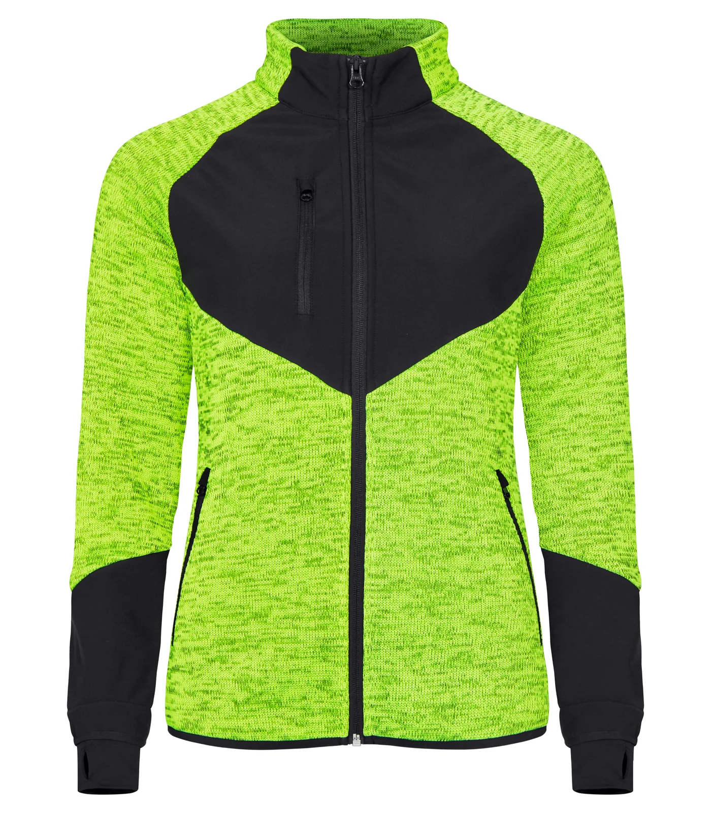 Clique Fleece Jacket Haines Dames Signaalgeel