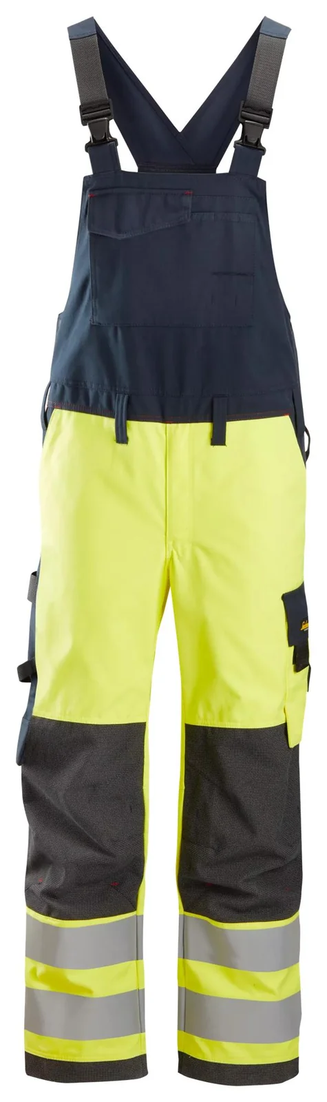 Snickers Workwear 6060 Geel/Marineblauw aanzicht 1