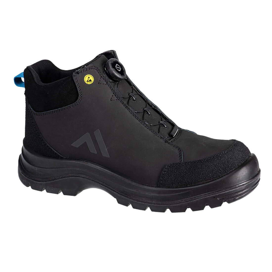 PORTWEST FE02 Composiet Halfhoge Schoen S3S ESD SR FO Zwart/blauw