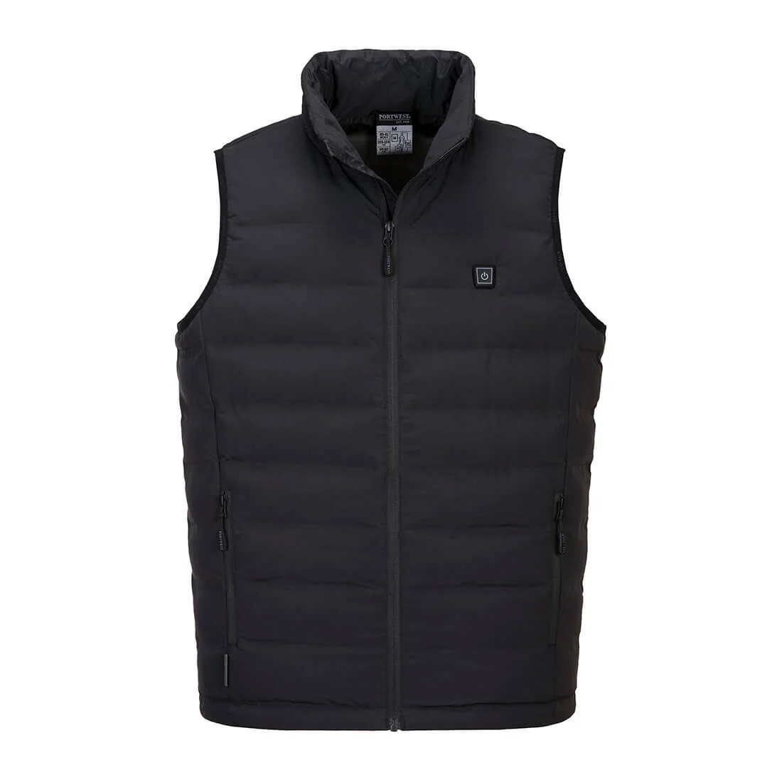 PORTWEST S549 Ultrasonic Verwarmde Bodywarmer Zwart