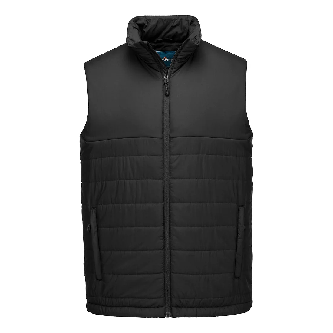 PORTWEST S606 Professioneel gevoerd Baffle Gilet Zwart