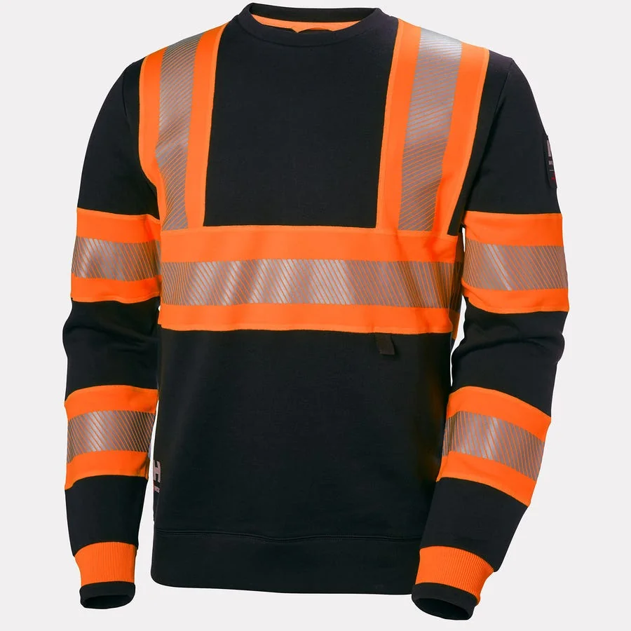 Helly Hansen ICU reflecterend sweatshirt 79272 Oranje/ebon