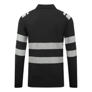 FR733 PW3 Modaflame Vlamvertragend Poloshirt met lange mouw aanzicht 2