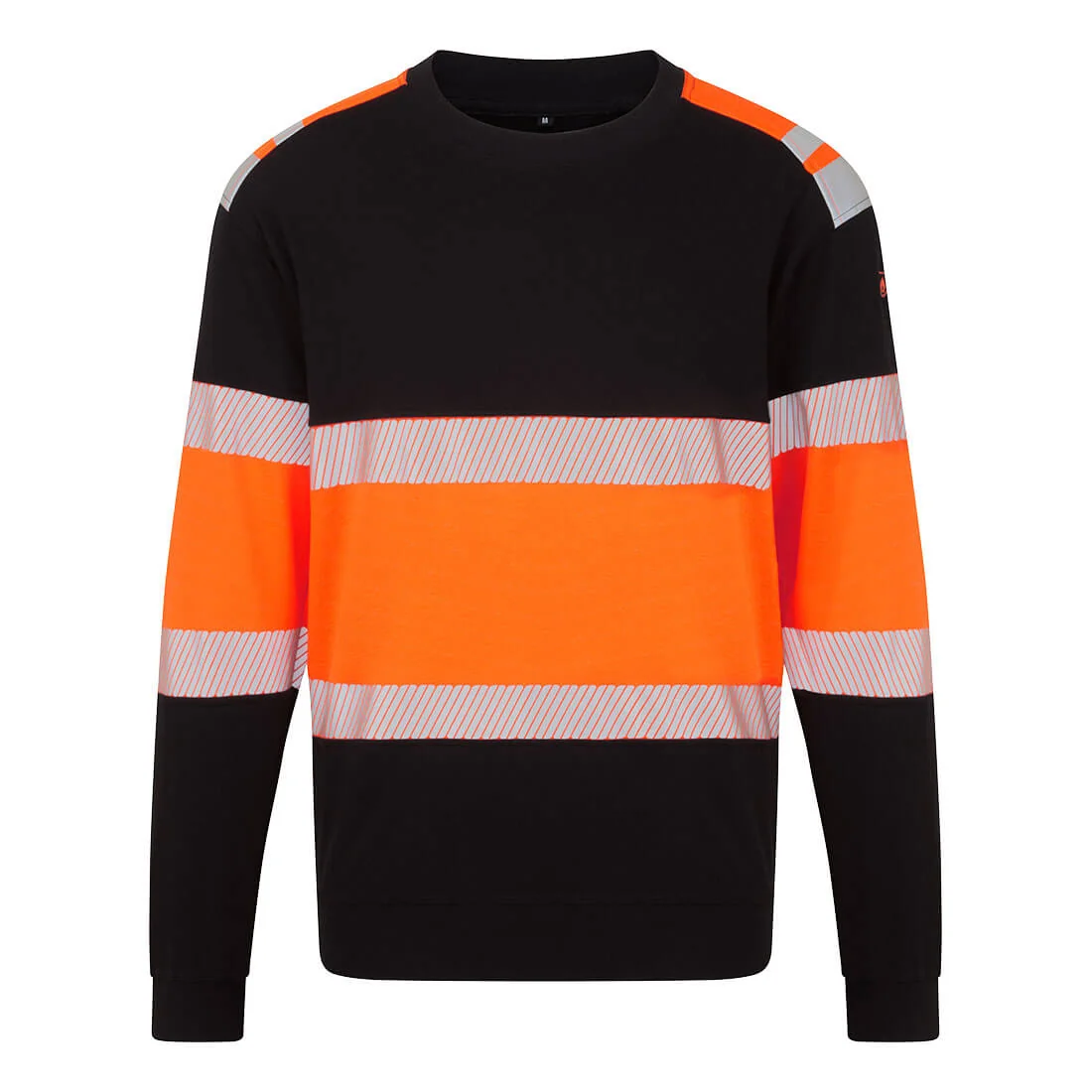 FR737 PW3 Modaflame Hi-Vis Klasse 1 FR Sweatshirt Oranje/zwart