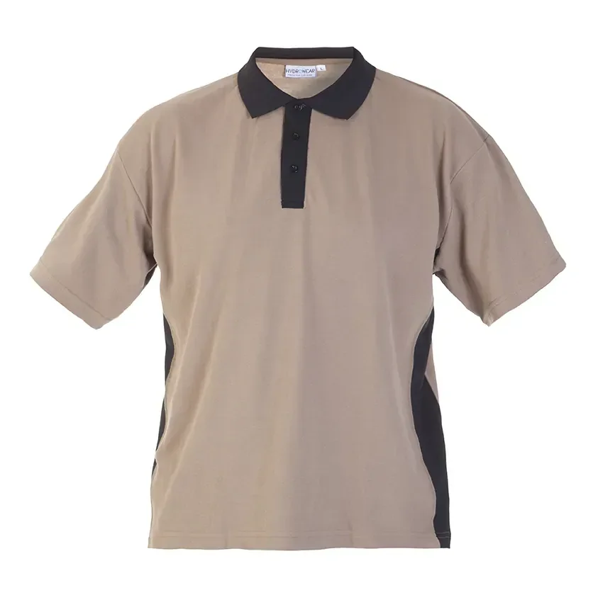 Hydrowear Polo Tolbert Kaki - Zwart
