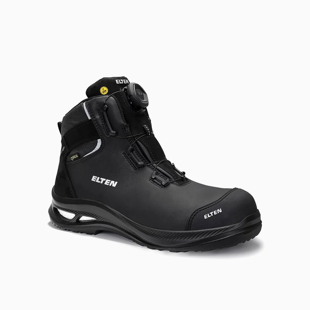 ELTEN veiligheidsschoen halfhoog TERENCE XXG PRO BOA® GTX® black Mid ESD Zwart