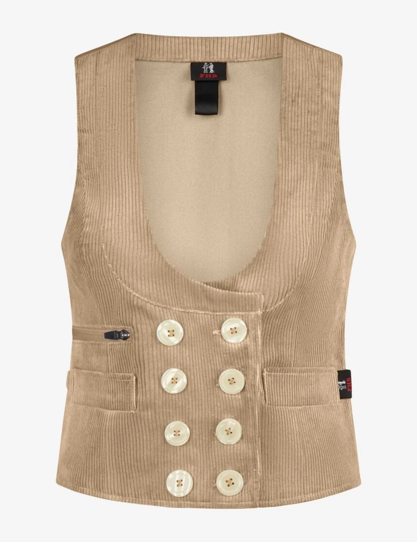 FHB HILDE 20015 gildevest Beige