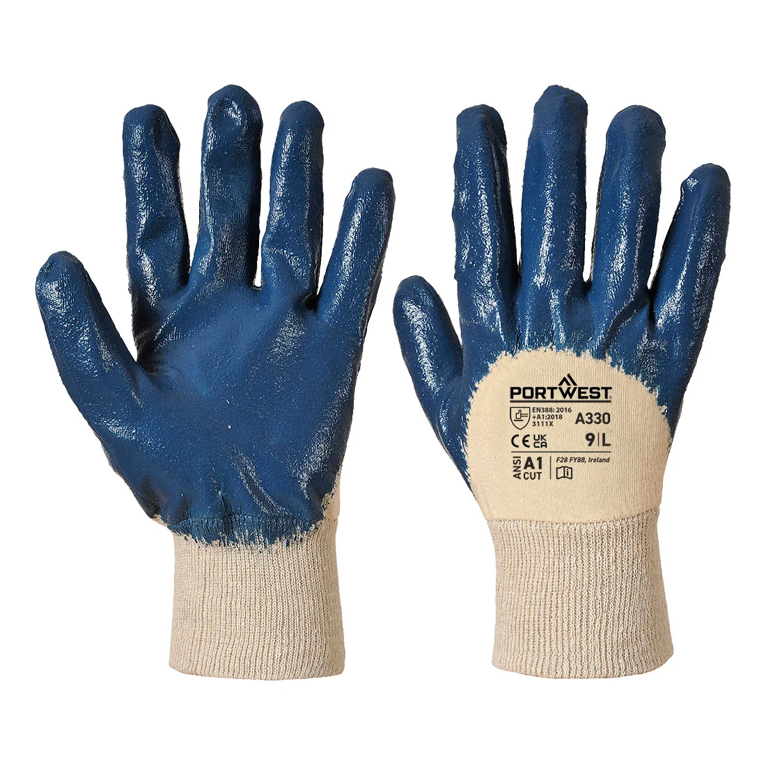 PORTWEST A330 Nitril Light veiligheidsmanchet Marine