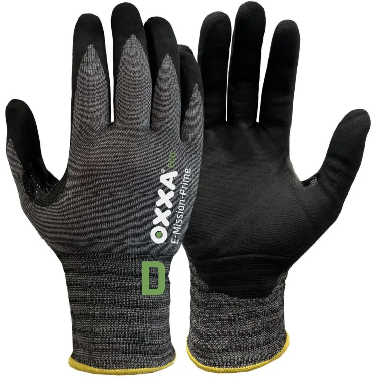 OXXA E-Mission-Prime Cut D 52-720 handschoen Zwart / Peper & zout