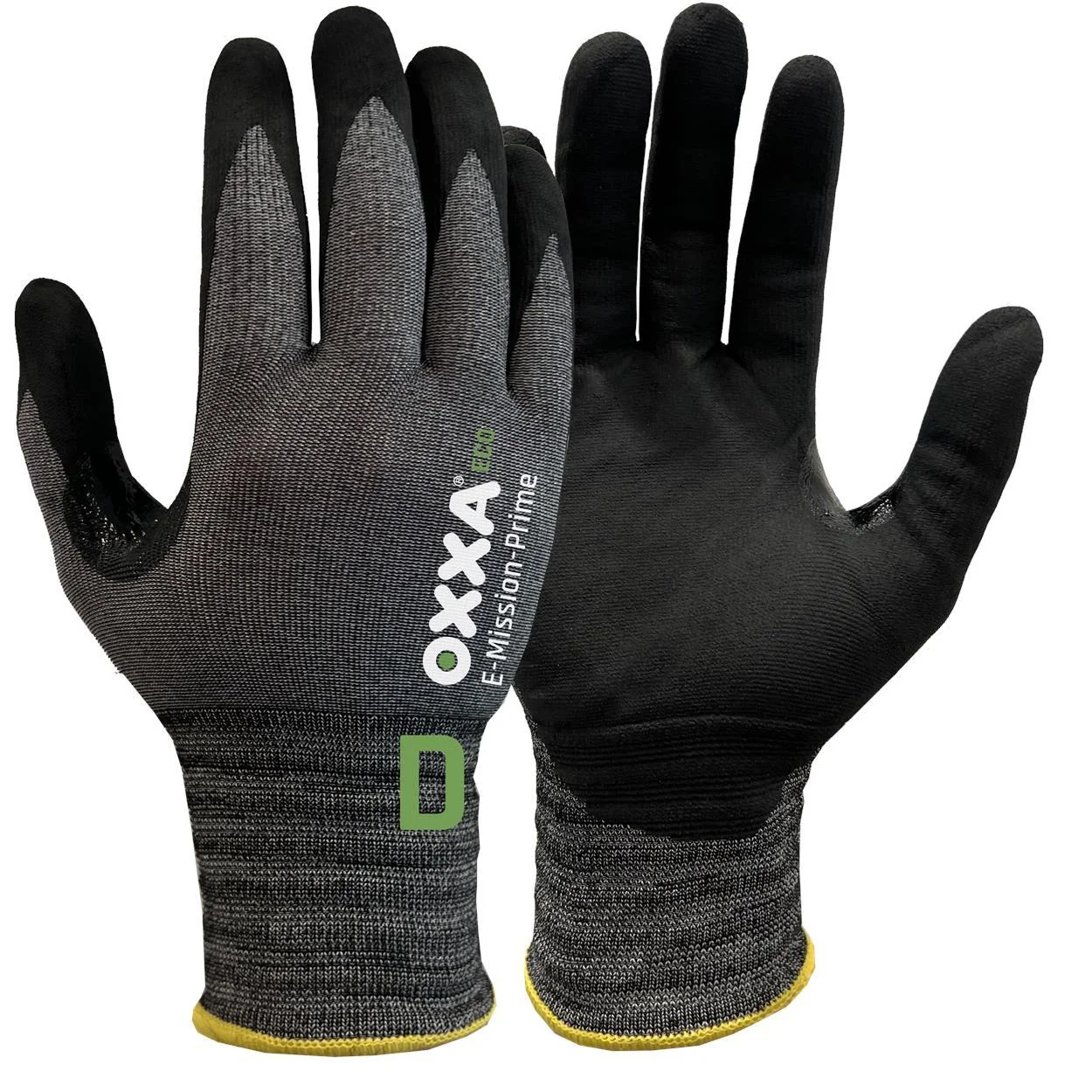 E-Mission-Prime Cut D 52-720 handschoen Zwart / Peper & zout