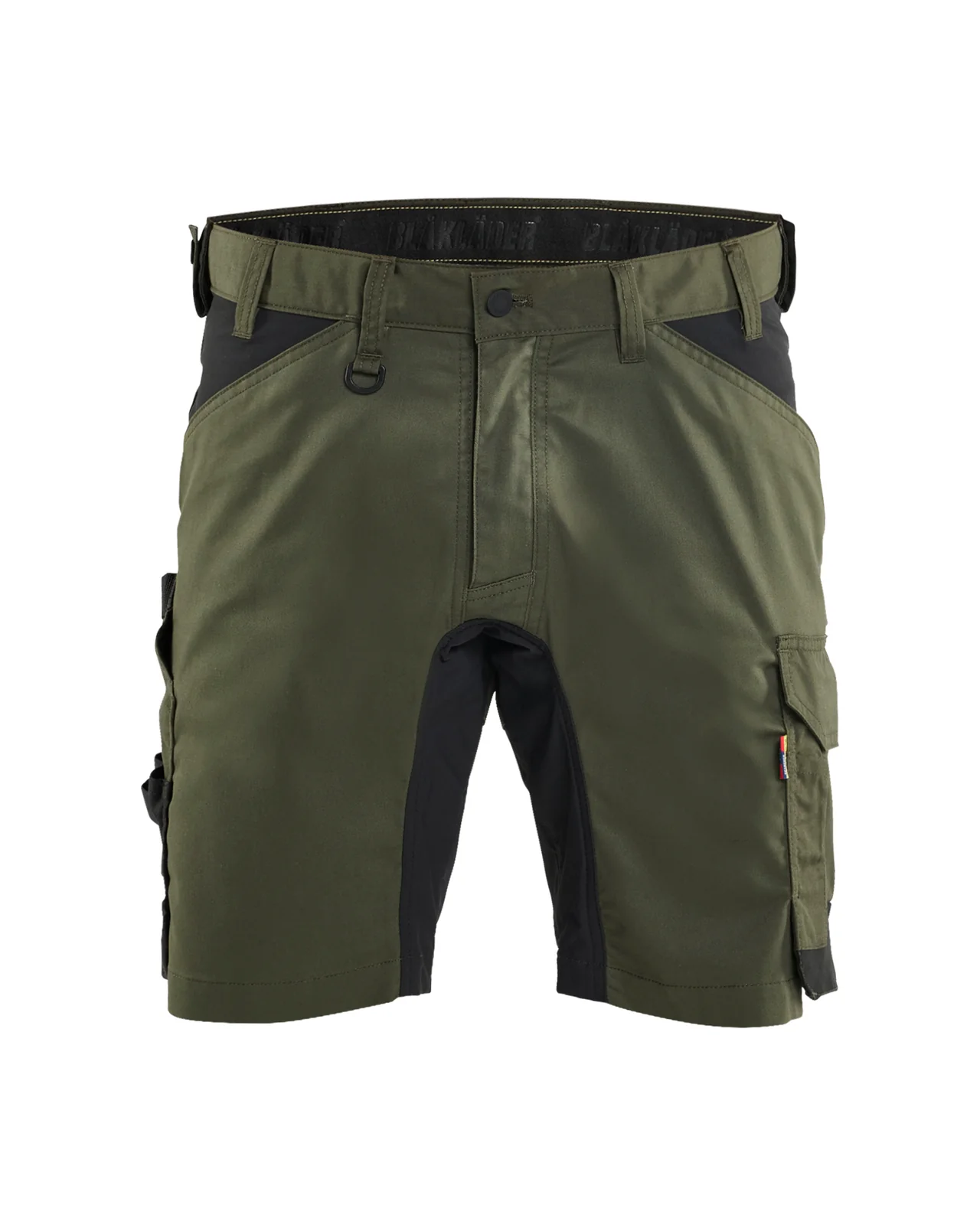 Blåkläder 17531832 Short 2-weg stretch Donker herfstgroen / Zwart