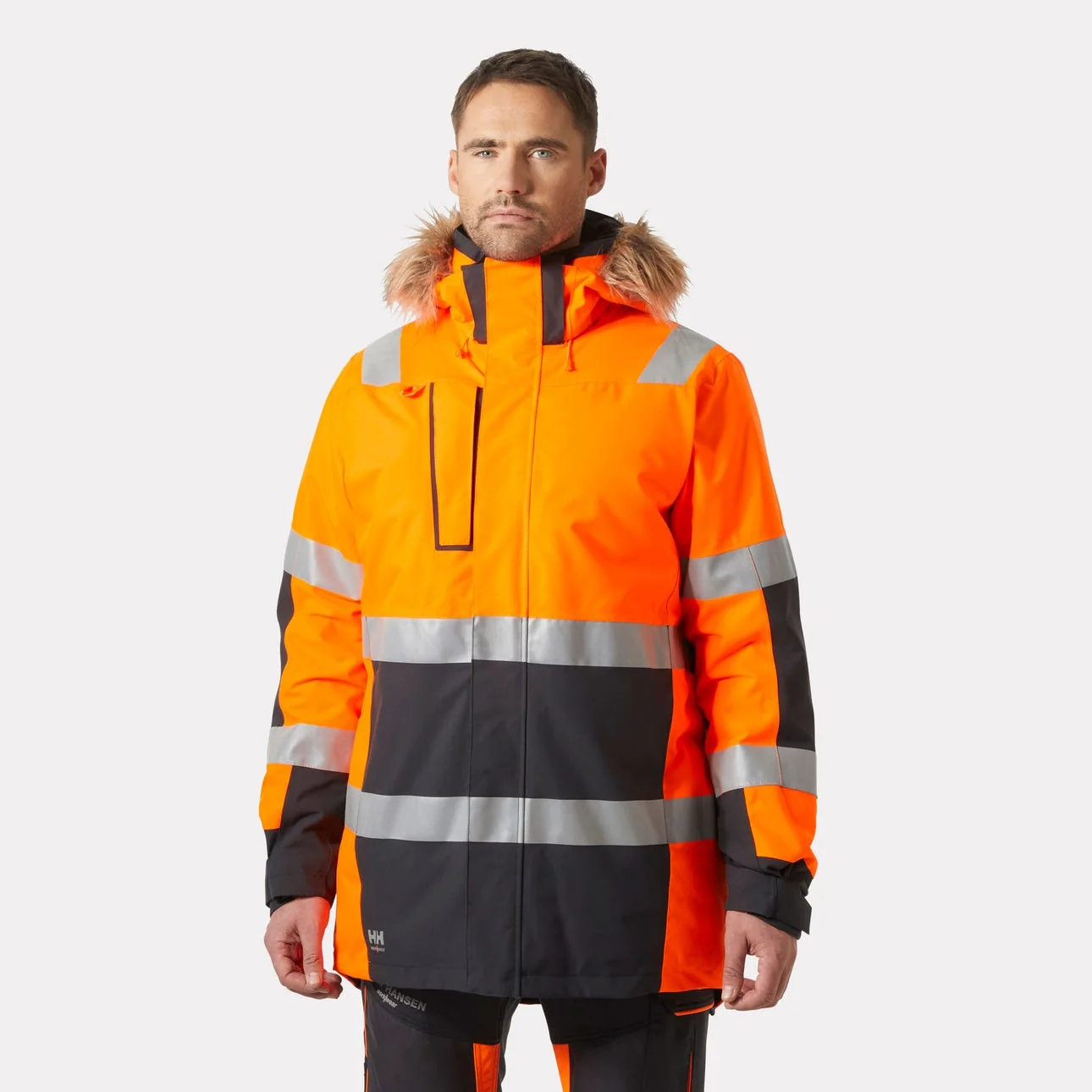 Alna 2.0 reflecterende winterparka 71393 Oranje/Zwart