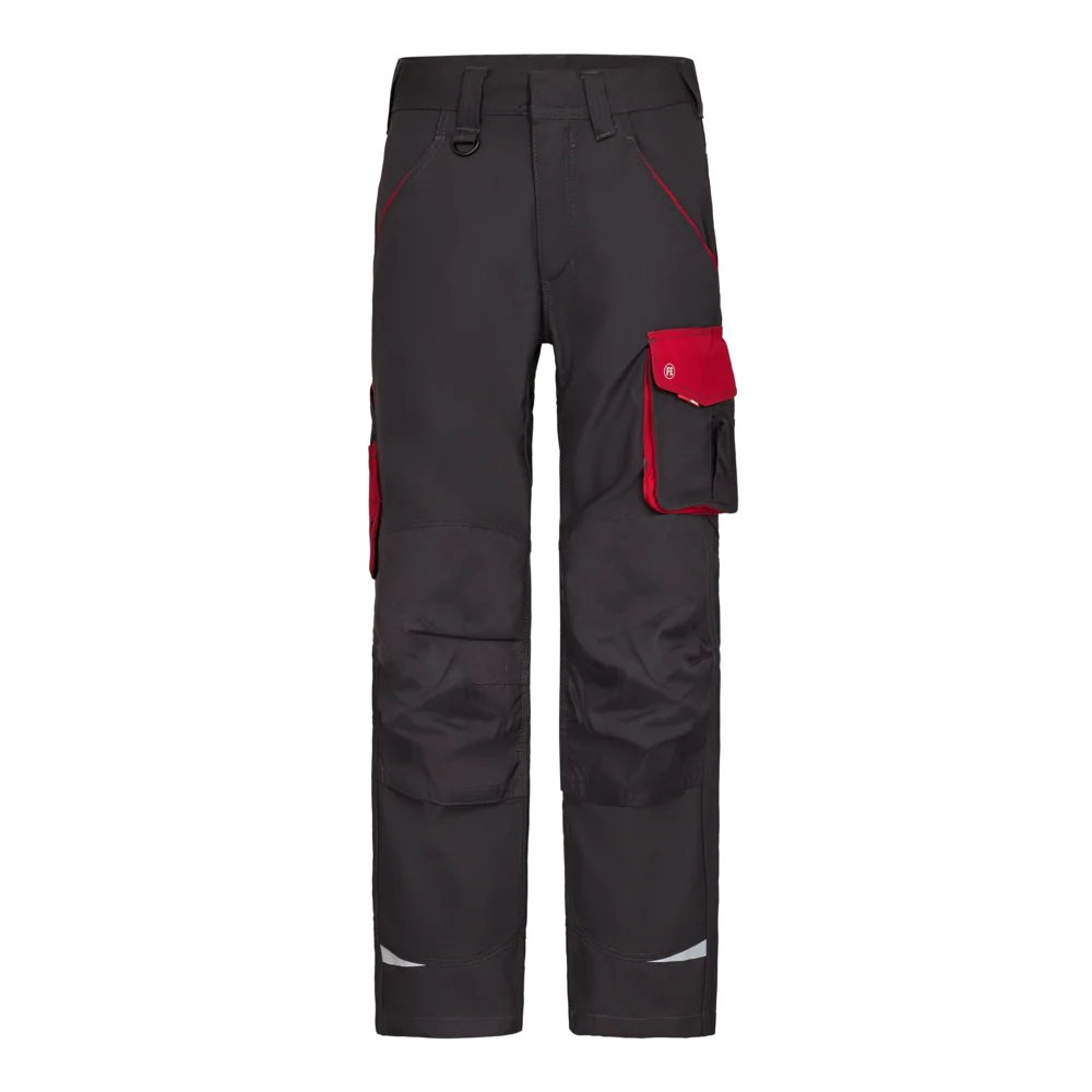 GALAXY werkbroek Antracietgrijs/Tomato Red