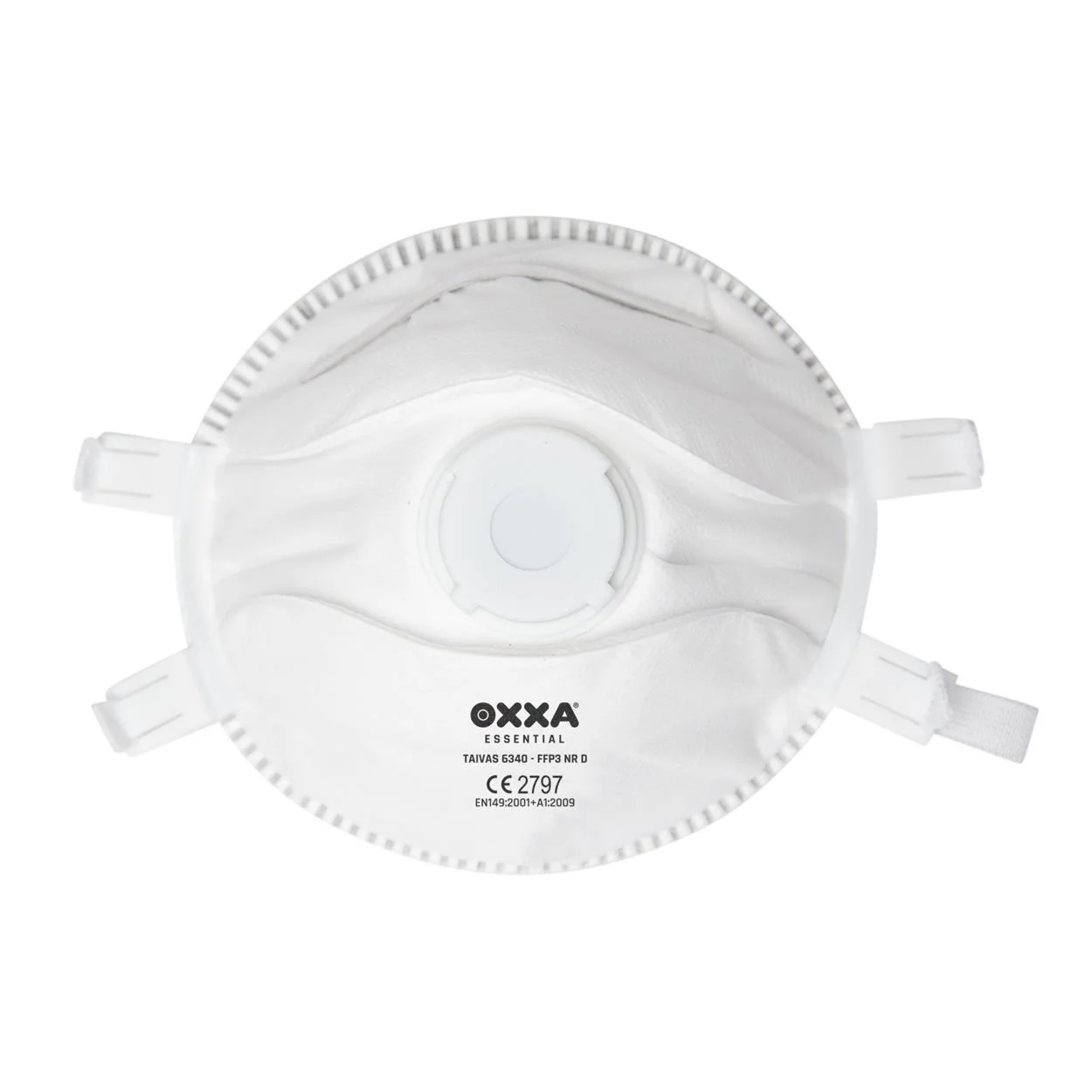 OXXA Taivas 6340 stofmasker FFP3 NR D met uitademventiel Wit