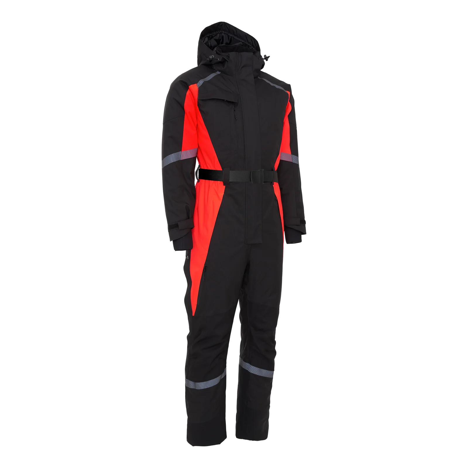 ELKA Rainwear 088004W Working Xtreme winter overall dames Zwart/Fluorrood