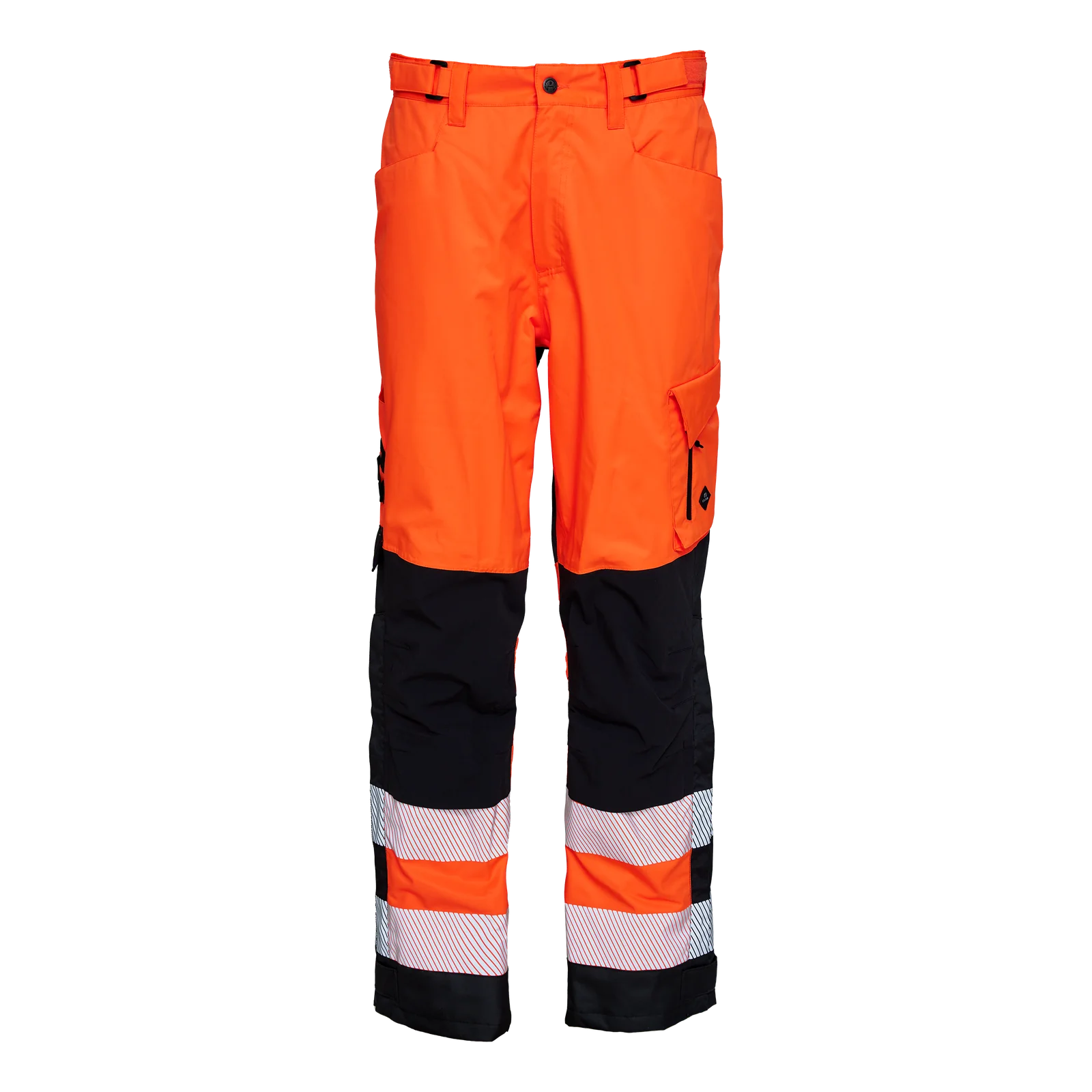 ELKA Rainwear 182403R Visible Xtreme Recycled broek Fluororanje/Zwart