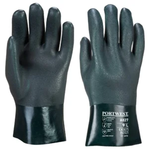 A827 Dubbel Gedompelde PVC-Handschoen 27cm aanzicht 1