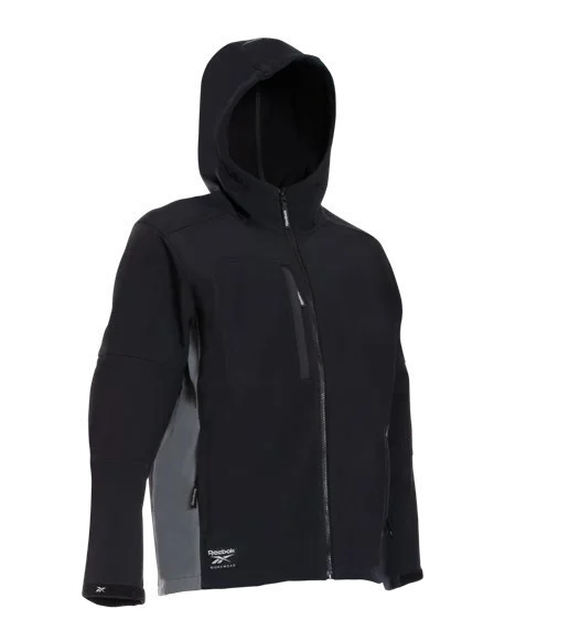 Reebok Workwear 3-laags softshelljas Zwart