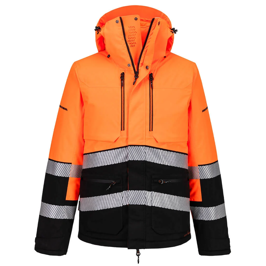 EV467 EV4 Hi-Vis winterjack Oranje/zwart