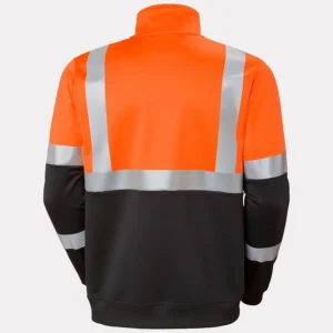 Addvis reflecterend sweatshirt met rits klasse 1 aanzicht 2