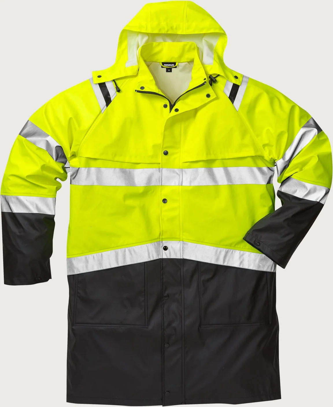 Fristads High vis regenjack klasse 3 4634 RS Hi-Vis geel/zwart