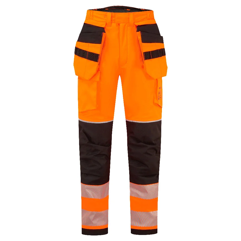 PORTWEST FR427 PW3 Vlamvertragende Modaflame Hi-Vis winterbroek met holsterzakken Oranje/zwart