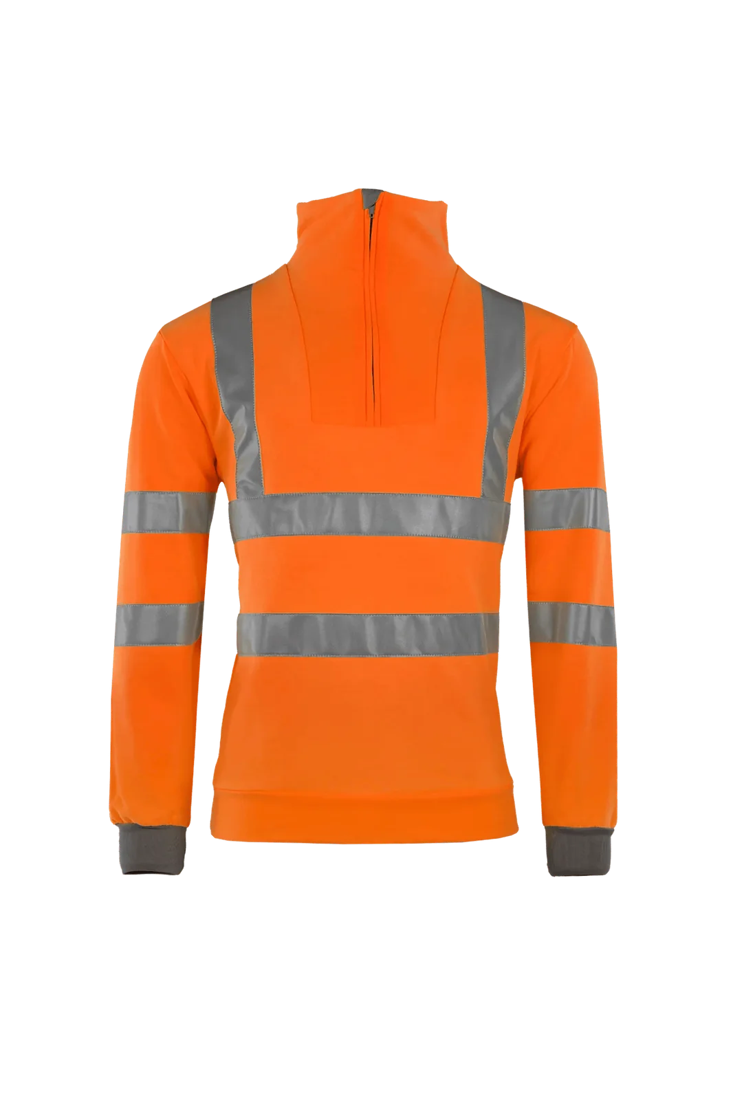 Sioen Bindal Signalisatie sweater Fluo-oranje/Grijs