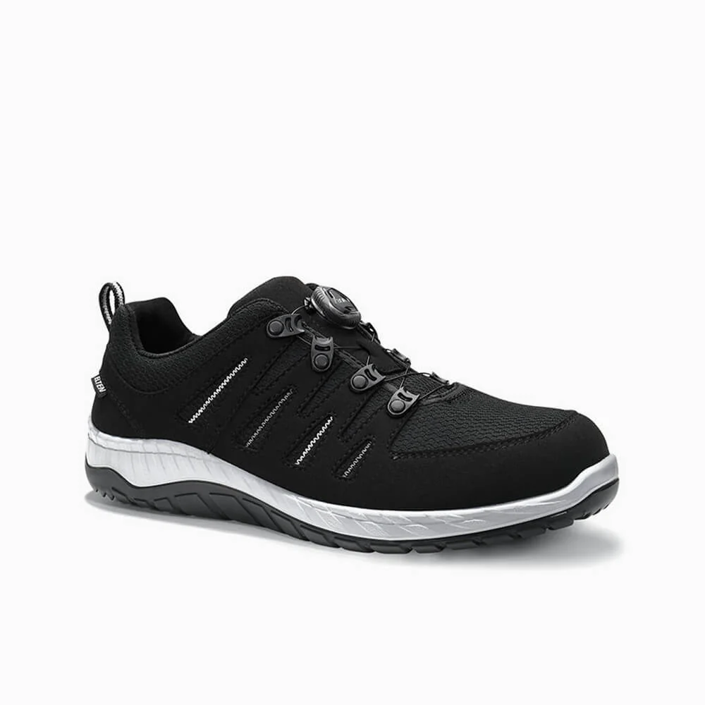 ELTEN veiligheidsschoen laag MADDOX BOA® black-grey Low ESD Zwart/Grijs