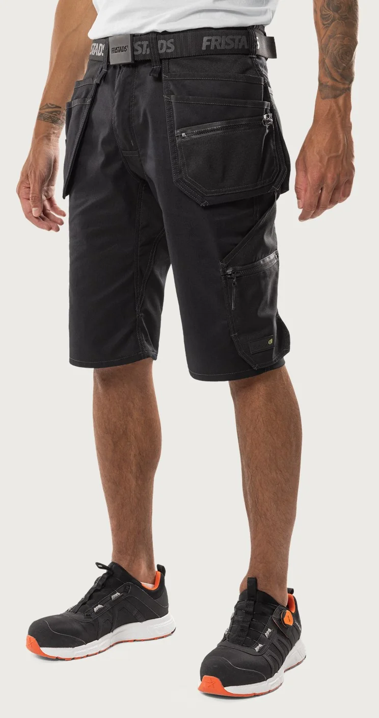 Fristads Korte werkbroek stretch 2902 GWM Zwart