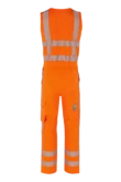 Amby ECO bodybroek, stretch zones, high-vis aanzicht 3